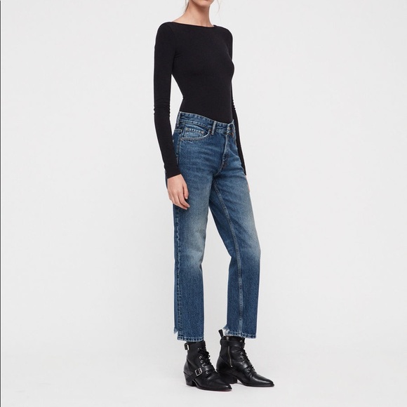 All Saints Ava Straight Leg Jeans - Picture 2 of 5